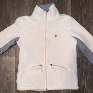 free shipping: Tommy Hilfiger fleece zip jacket